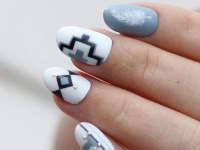 Маникюр на выпускной 2016: стильные идеи в геометрическом стиле