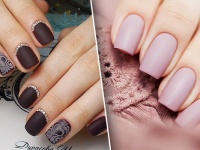 Матовый маникюр. Идеи дизайна